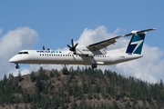 WestJet Encore Bombardier DHC-8-402Q (C-GWEO) at  Kelowna - International, Canada