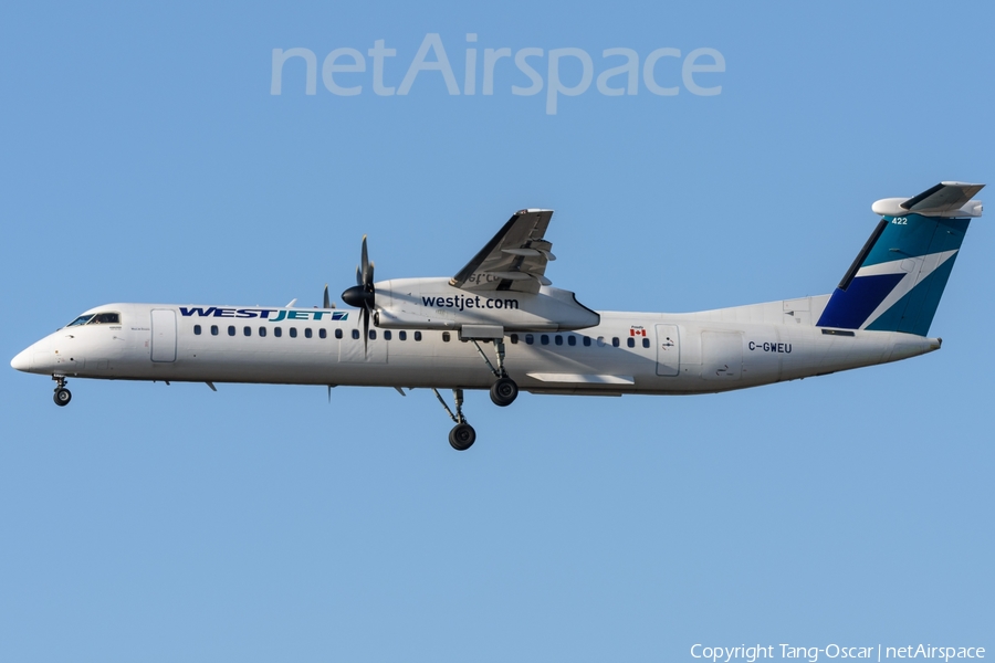 WestJet Encore Bombardier DHC-8-402Q (C-GWEU) | Photo 282152