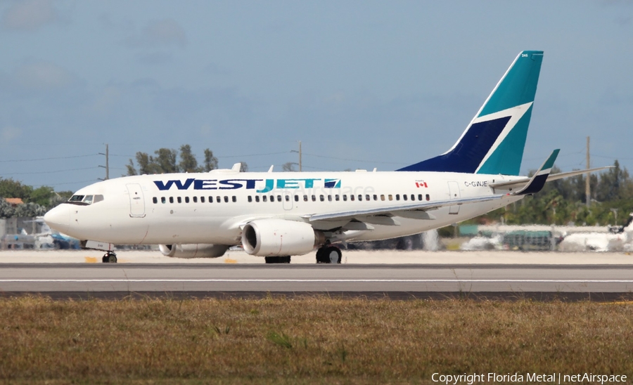 WestJet Boeing 737-7CT (C-GWJE) | Photo 312648