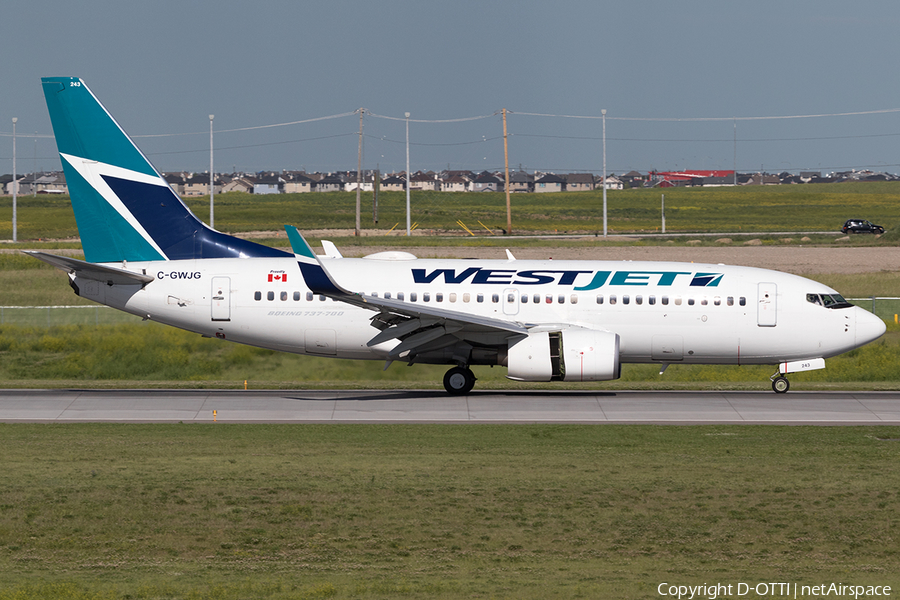 WestJet Boeing 737-7CT (C-GWJG) | Photo 176188