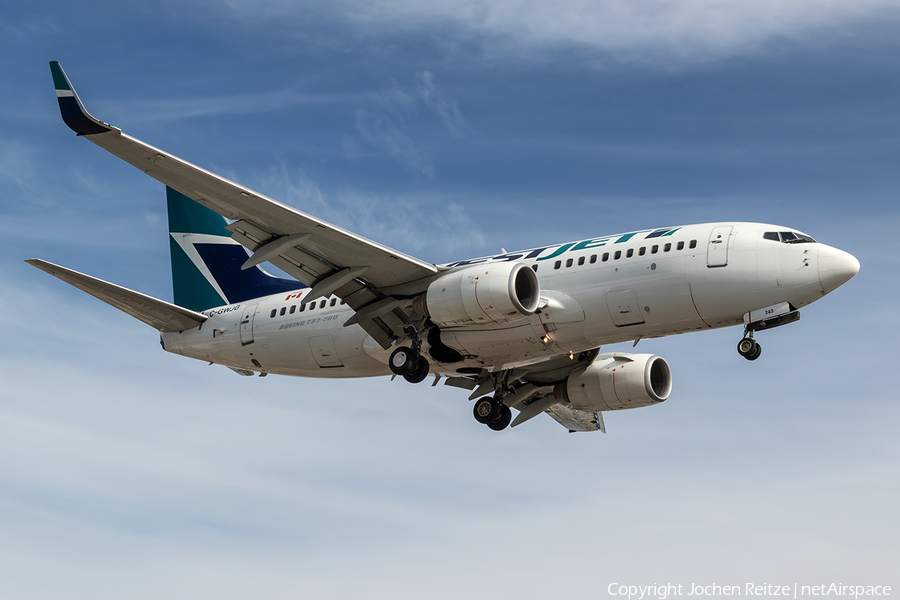 WestJet Boeing 737-7CT (C-GWJG) | Photo 266901