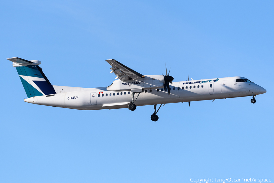 WestJet Encore Bombardier DHC-8-402Q (C-GWJK) | Photo 468525