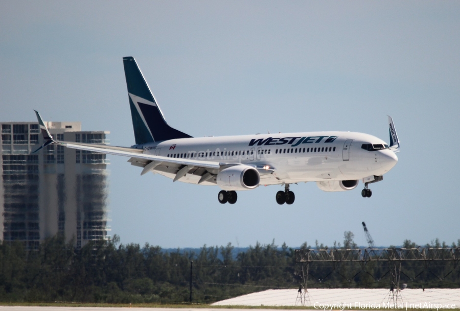 WestJet Boeing 737-8CT (C-GWRG) | Photo 312650