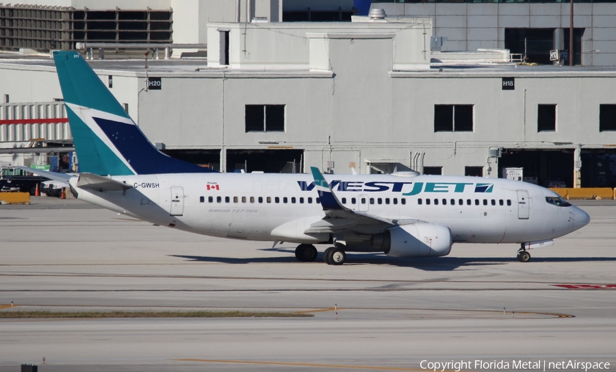 WestJet Boeing 737-76N (C-GWSH) | Photo 569461