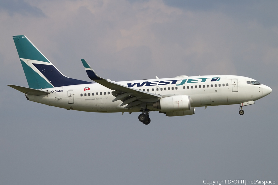 WestJet Boeing 737-76N (C-GWSH) | Photo 442263