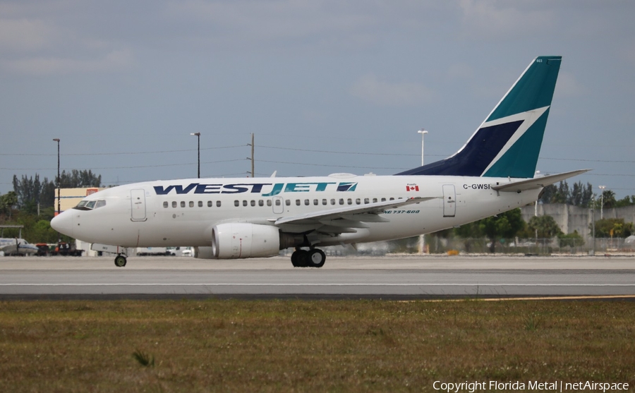 WestJet Boeing 737-6CT (C-GWSI) | Photo 569462