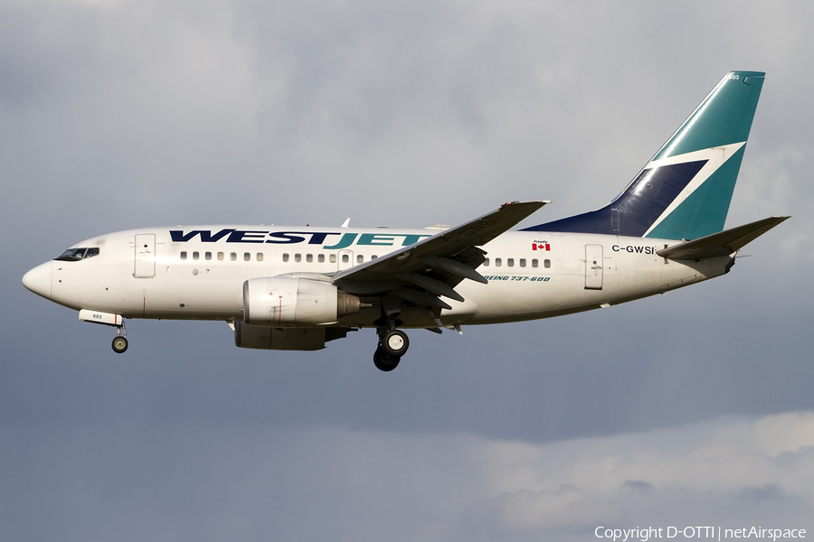 WestJet Boeing 737-6CT (C-GWSI) | Photo 445066