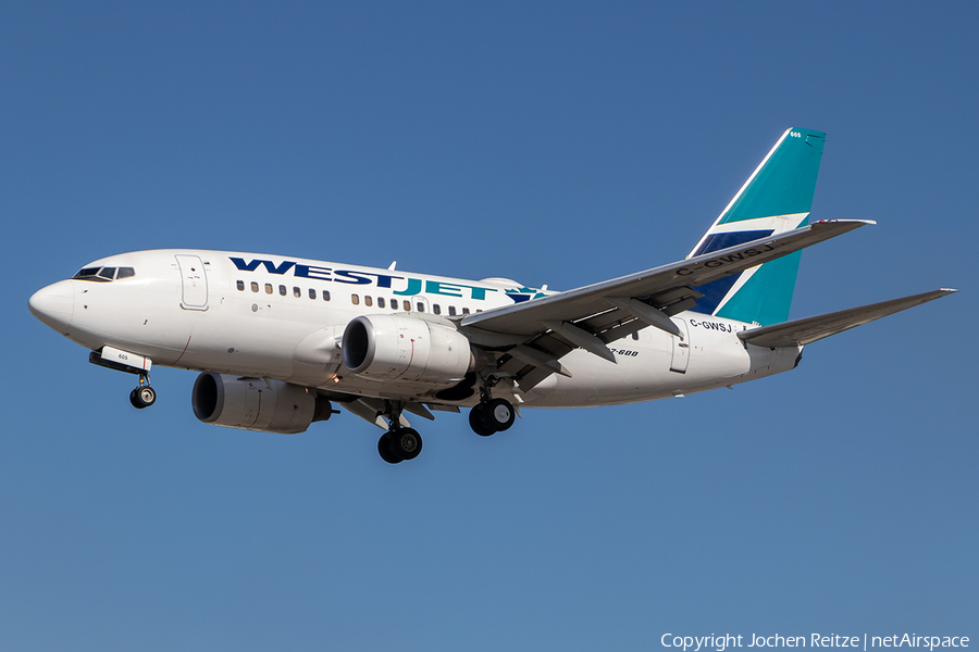 WestJet Boeing 737-6CT (C-GWSJ) | Photo 266420