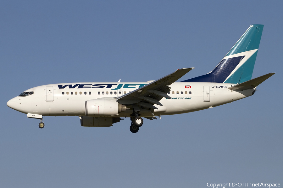 WestJet Boeing 737-6CT (C-GWSK) | Photo 445531