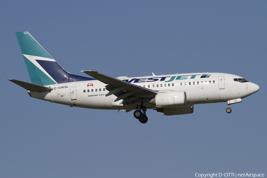 WestJet Boeing 737-6CT (C-GWSL) | Photo 443528