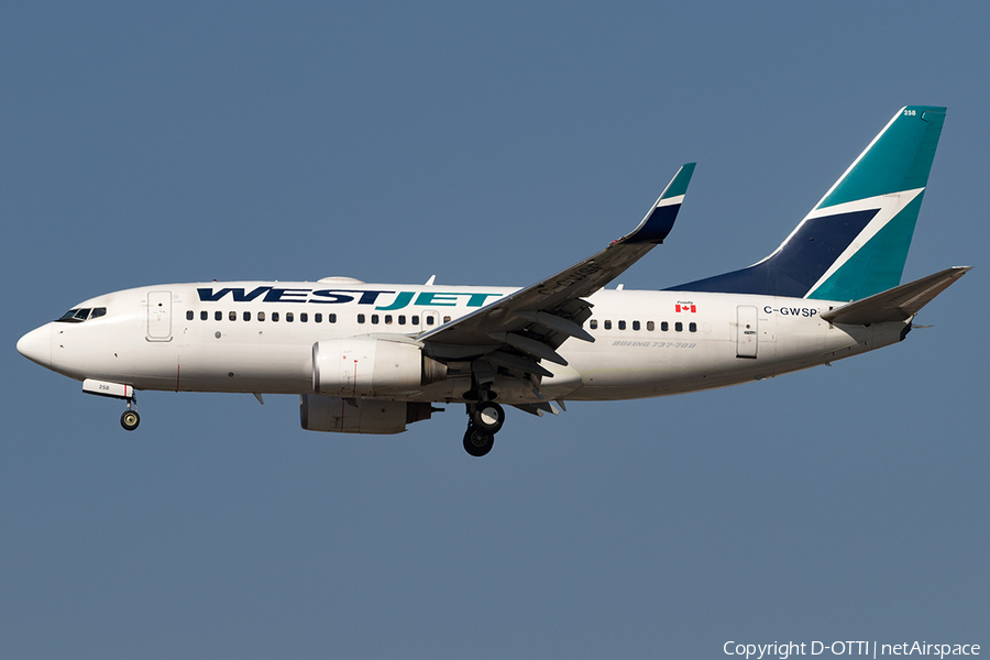 WestJet Boeing 737-7CT (C-GWSP) | Photo 144138