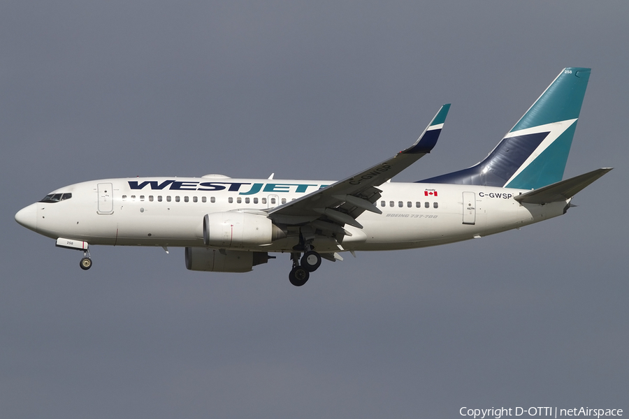 WestJet Boeing 737-7CT (C-GWSP) | Photo 443169