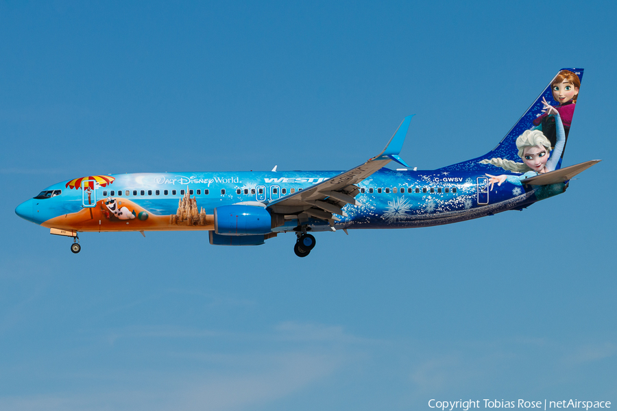 WestJet Boeing 737-8CT (C-GWSV) | Photo 341472