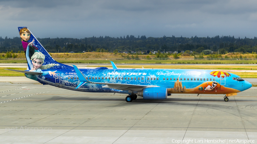 WestJet Boeing 737-8CT (C-GWSV) | Photo 584632