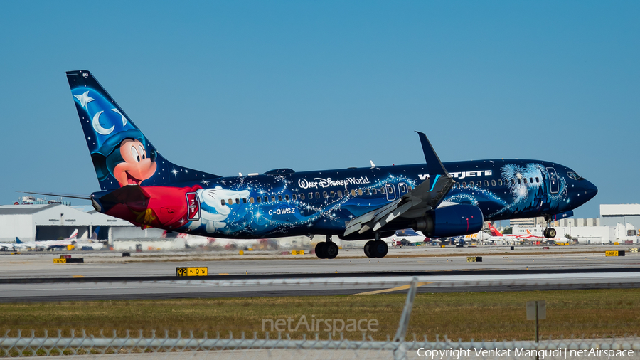 WestJet Boeing 737-8CT (C-GWSZ) | Photo 153998