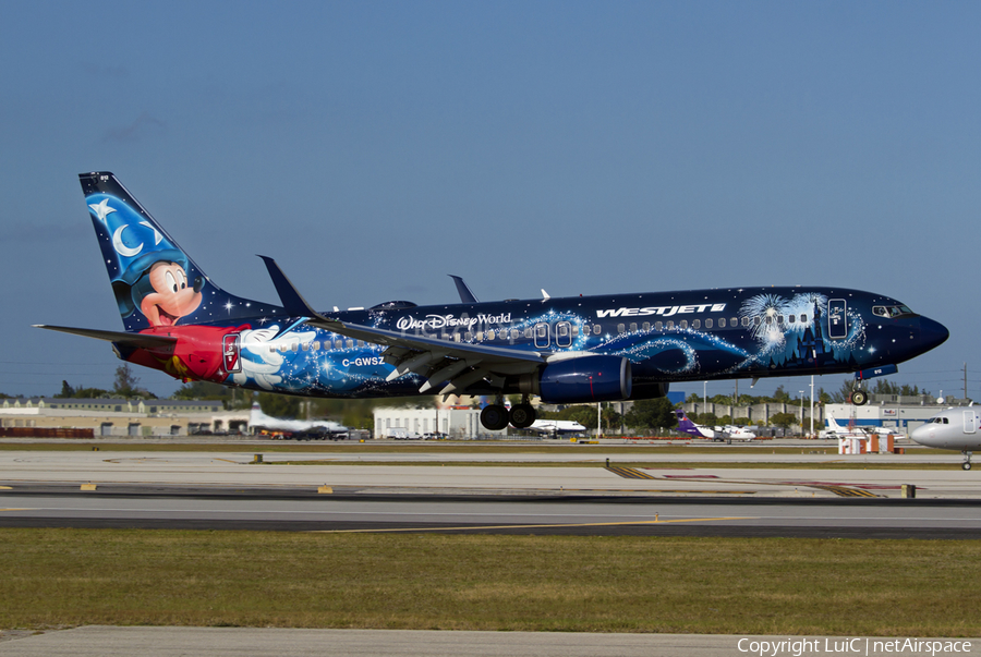 WestJet Boeing 737-8CT (C-GWSZ) | Photo 267389
