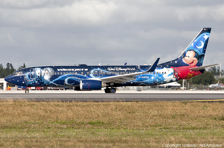 WestJet Boeing 737-8CT (C-GWSZ) | Photo 64739