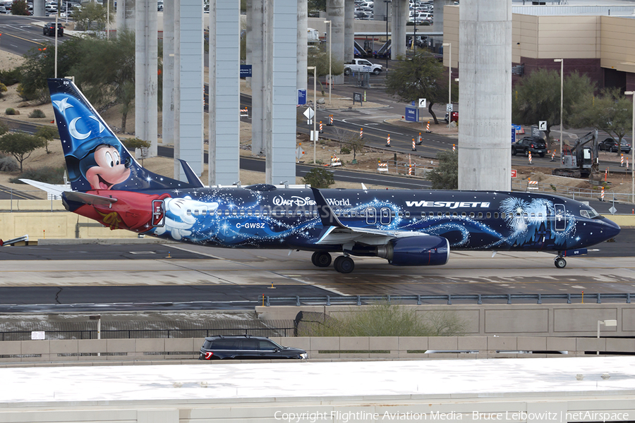 WestJet Boeing 737-8CT (C-GWSZ) | Photo 506626