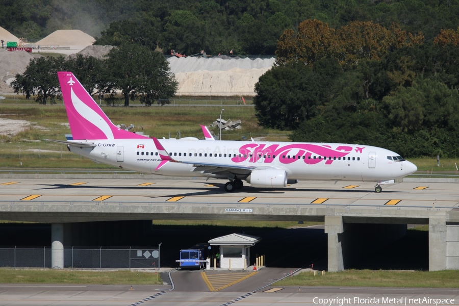 Swoop Boeing 737-8CT (C-GXRW) | Photo 296478