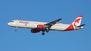 Air Canada Rouge Airbus A321-211 (C-GYGU) at  Tampa - International, United States