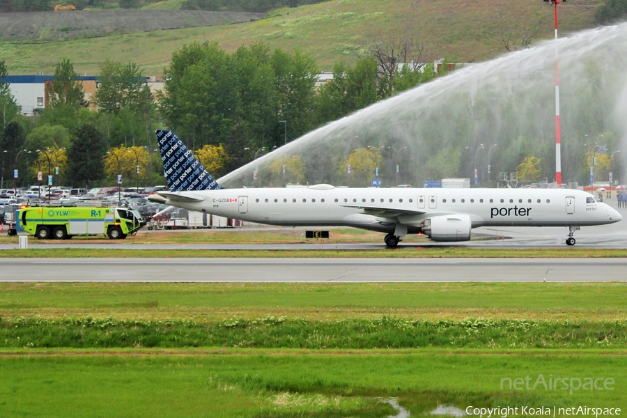 Porter Airlines Embraer ERJ-195E2 (ERJ-190-400STD) (C-GZQB) | Photo 680248