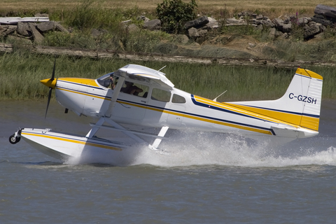 (Private) Cessna A185F Skywagon II (C-GZSH) at  Vancouver International Seaplane Base, Canada