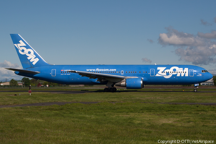 Zoom Airlines Boeing 767-328(ER) (C-GZUM) | Photo 200712