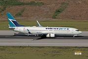 WestJet Boeing 737-8CT (C-GZWS) at  Cancun - International, Mexico