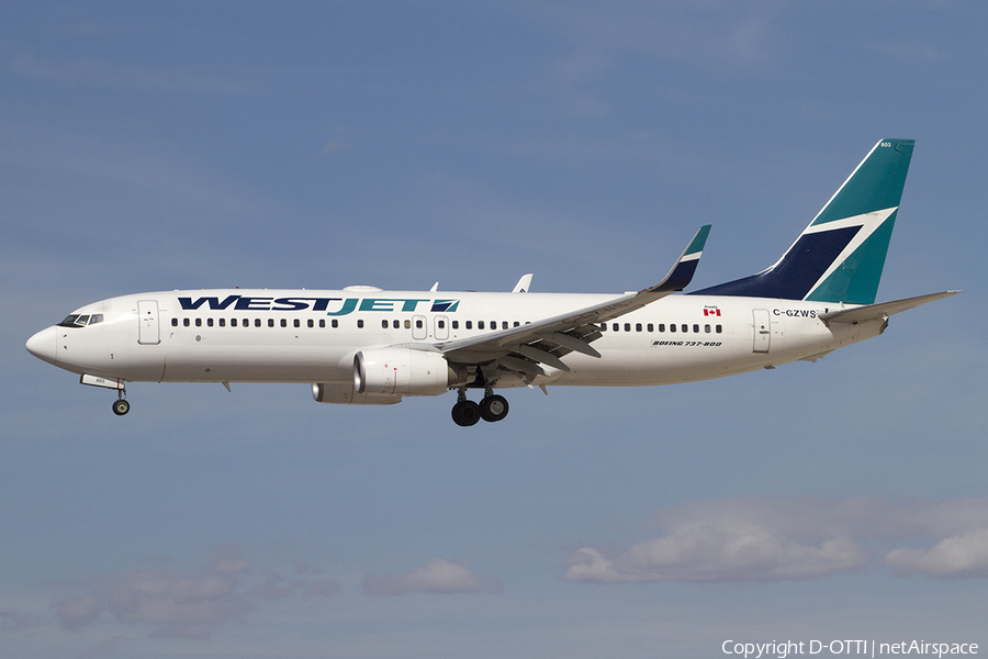 WestJet Boeing 737-8CT (C-GZWS) | Photo 341821