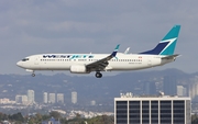 WestJet Boeing 737-8CT (C-GZWS) at  Los Angeles - International, United States