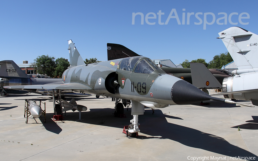 Spanish Air Force (Ejército del Aire) Dassault Mirage IIIEE (C.11-09) | Photo 294235