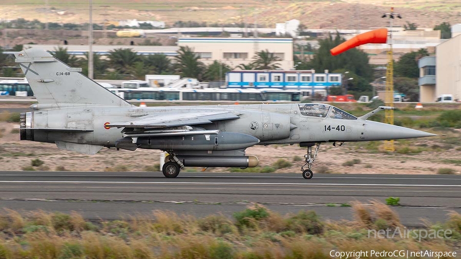 Spanish Air Force (Ejército del Aire) Dassault Mirage F1M (C.14-68) | Photo 456578