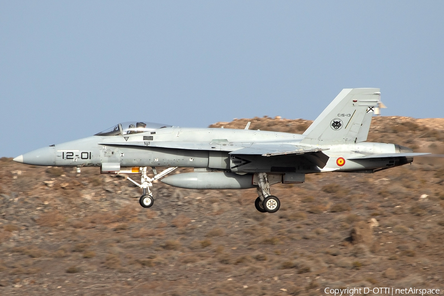 Spanish Air Force (Ejército del Aire) McDonnell Douglas EF-18A Hornet (C.15-13) | Photo 260670