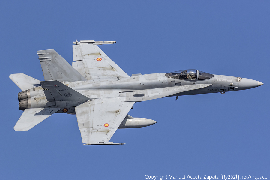 Spanish Air Force (Ejército del Aire) McDonnell Douglas EF-18M Hornet (C.15-29) | Photo 412799