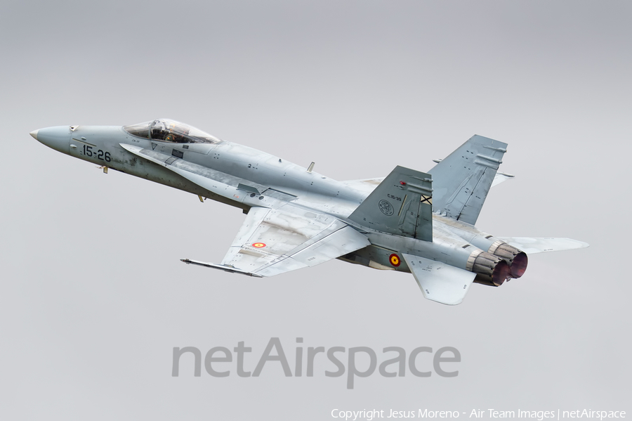 Spanish Air Force (Ejército del Aire) McDonnell Douglas EF-18M Hornet (C.15-39) | Photo 181766