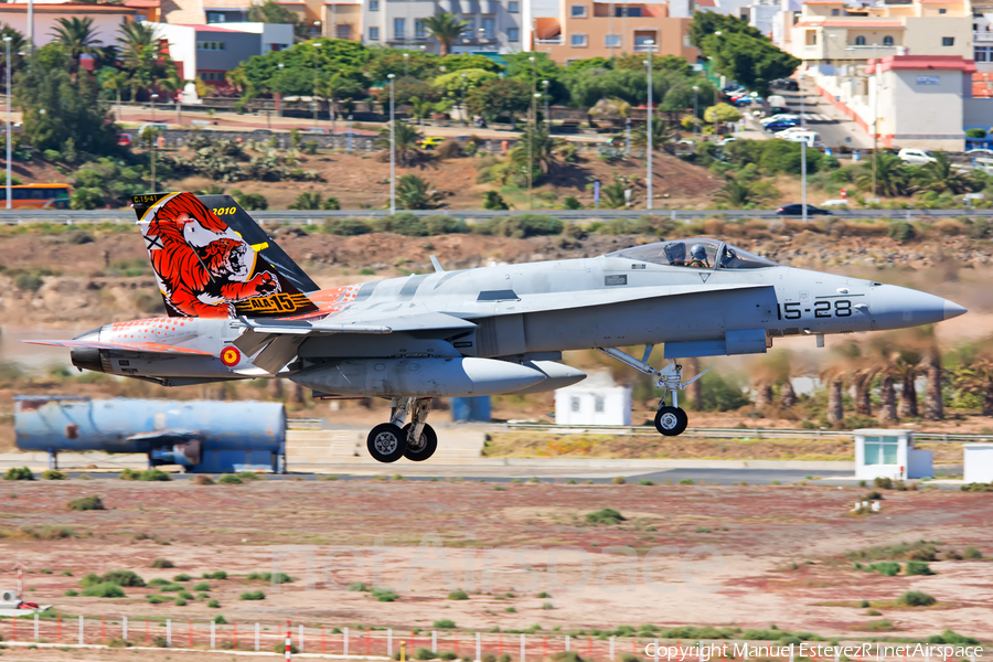 Spanish Air Force (Ejército del Aire) McDonnell Douglas EF-18A Hornet (C.15-41) | Photo 142883