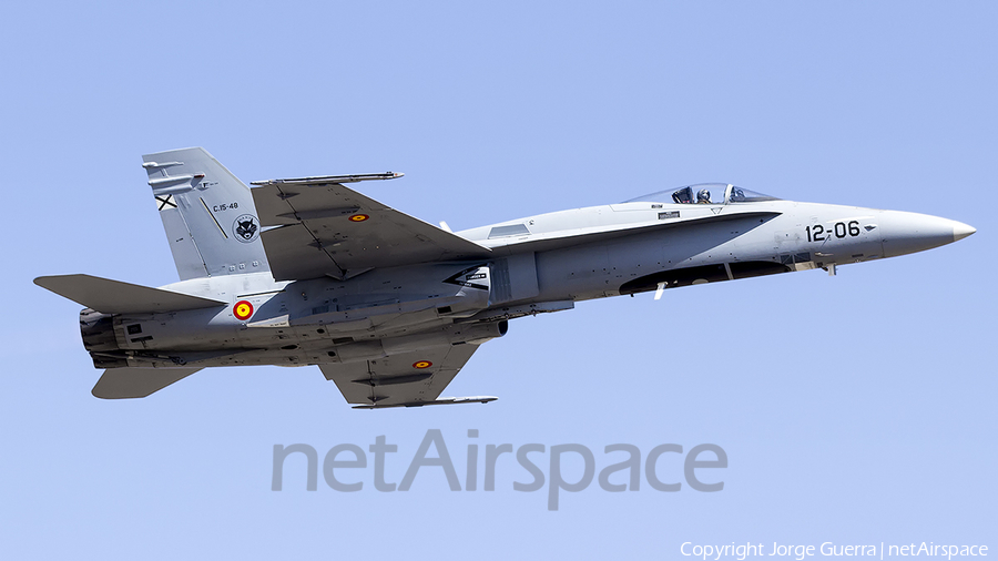 Spanish Air Force (Ejército del Aire) McDonnell Douglas EF-18M Hornet (C.15-48) | Photo 268187