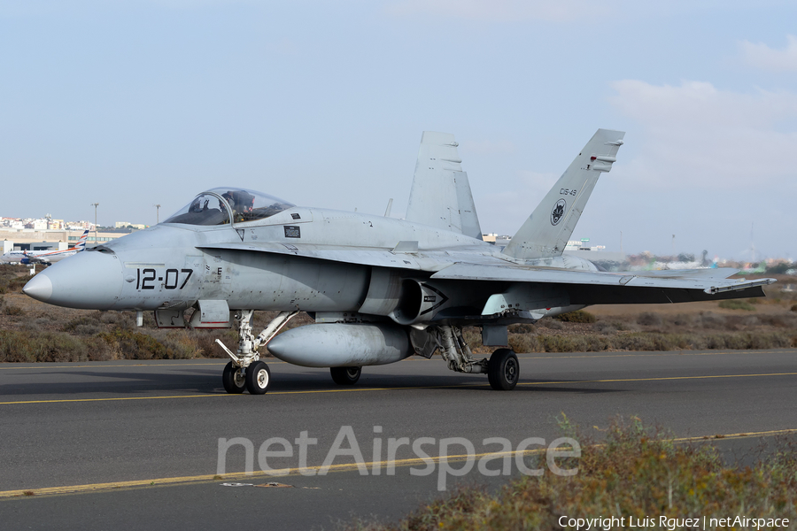 Spanish Air Force (Ejército del Aire) McDonnell Douglas EF-18A Hornet (C.15-49) | Photo 483810