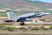 Spanish Air Force (Ejército del Aire) McDonnell Douglas EF-18M Hornet (C.15-54) at  Gran Canaria, Spain