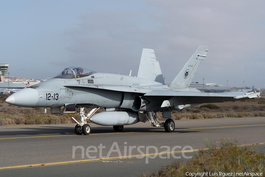 Spanish Air Force (Ejército del Aire) McDonnell Douglas EF-18A Hornet (C.15-55) | Photo 495109