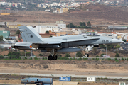 Spanish Air Force (Ejército del Aire) McDonnell Douglas EF-18A Hornet (C.15-55) at  Gran Canaria, Spain