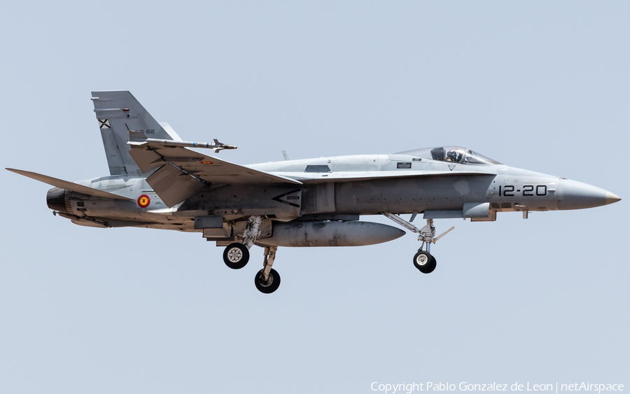 Spanish Air Force (Ejército del Aire) McDonnell Douglas EF-18M Hornet (C.15-62) | Photo 341425