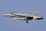 Spanish Air Force (Ejército del Aire) McDonnell Douglas EF-18M Hornet (C.15-66) at  Gran Canaria, Spain