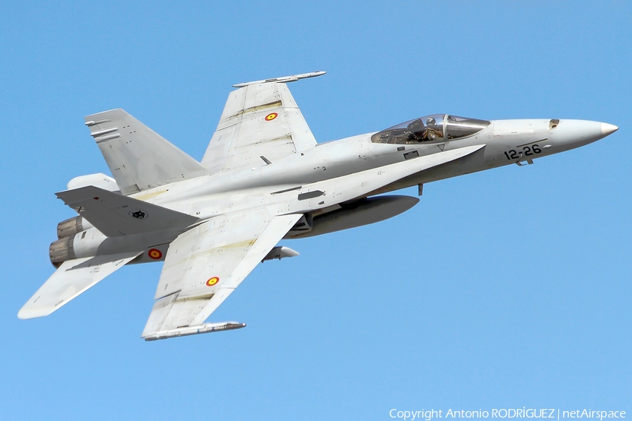 Spanish Air Force (Ejército del Aire) McDonnell Douglas EF-18A Hornet (C.15-68) | Photo 128430