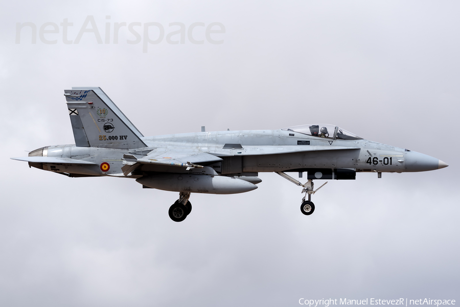 Spanish Air Force (Ejército del Aire) McDonnell Douglas EF-18A Hornet (C.15-73) | Photo 408867