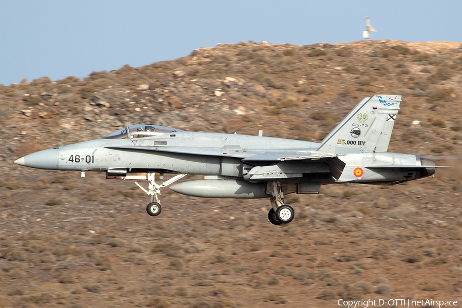 Spanish Air Force (Ejército del Aire) McDonnell Douglas EF-18A Hornet (C.15-73) | Photo 260668