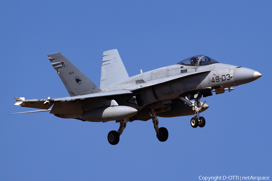 Spanish Air Force (Ejército del Aire) McDonnell Douglas F/A-18A+ Hornet (C.15-75) | Photo 575993