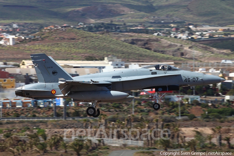 Spanish Air Force (Ejército del Aire) McDonnell Douglas EF-18A Hornet (C.15-79) | Photo 142380