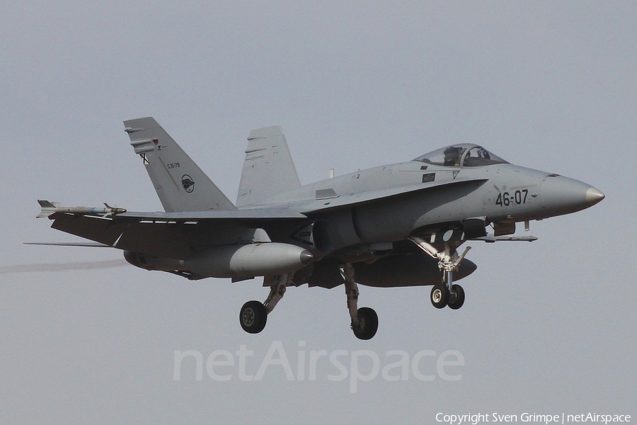 Spanish Air Force (Ejército del Aire) McDonnell Douglas EF-18A Hornet (C.15-79) | Photo 73605