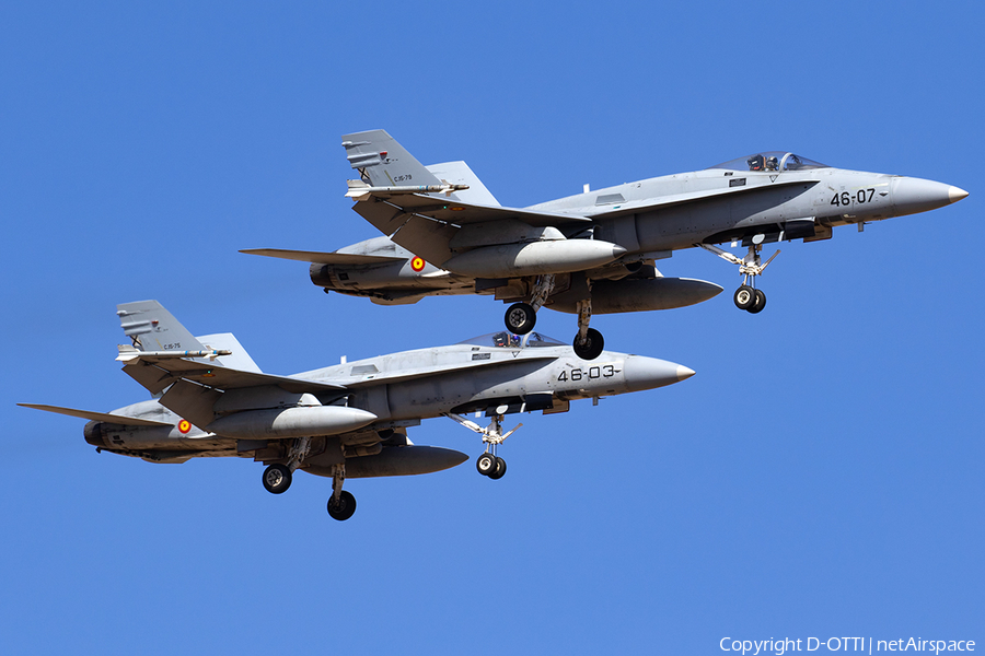 Spanish Air Force (Ejército del Aire) McDonnell Douglas EF-18A Hornet (C.15-79) | Photo 575991